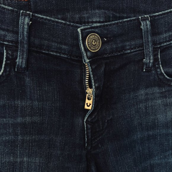 True Religion ‘Halle’ Super Skinny Fit Jeans in Picasso Blue - Picture 6 of 12